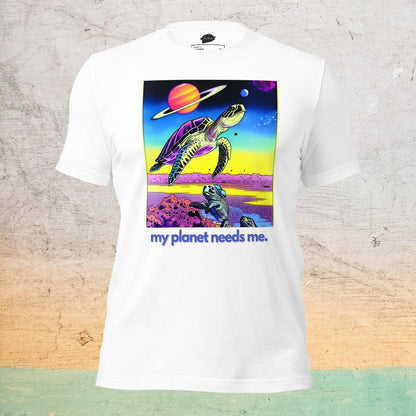 Premium Crew T-Shirt - My Planet Needs Me