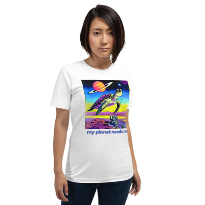 Premium Crew T-Shirt - My Planet Needs Me