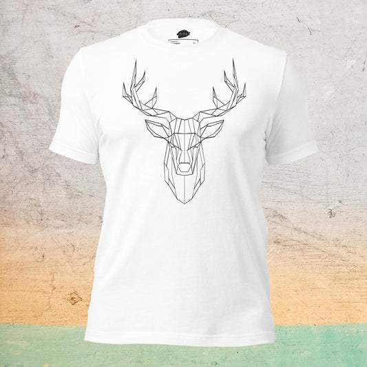 Premium Crew T-Shirt - Outline Deer