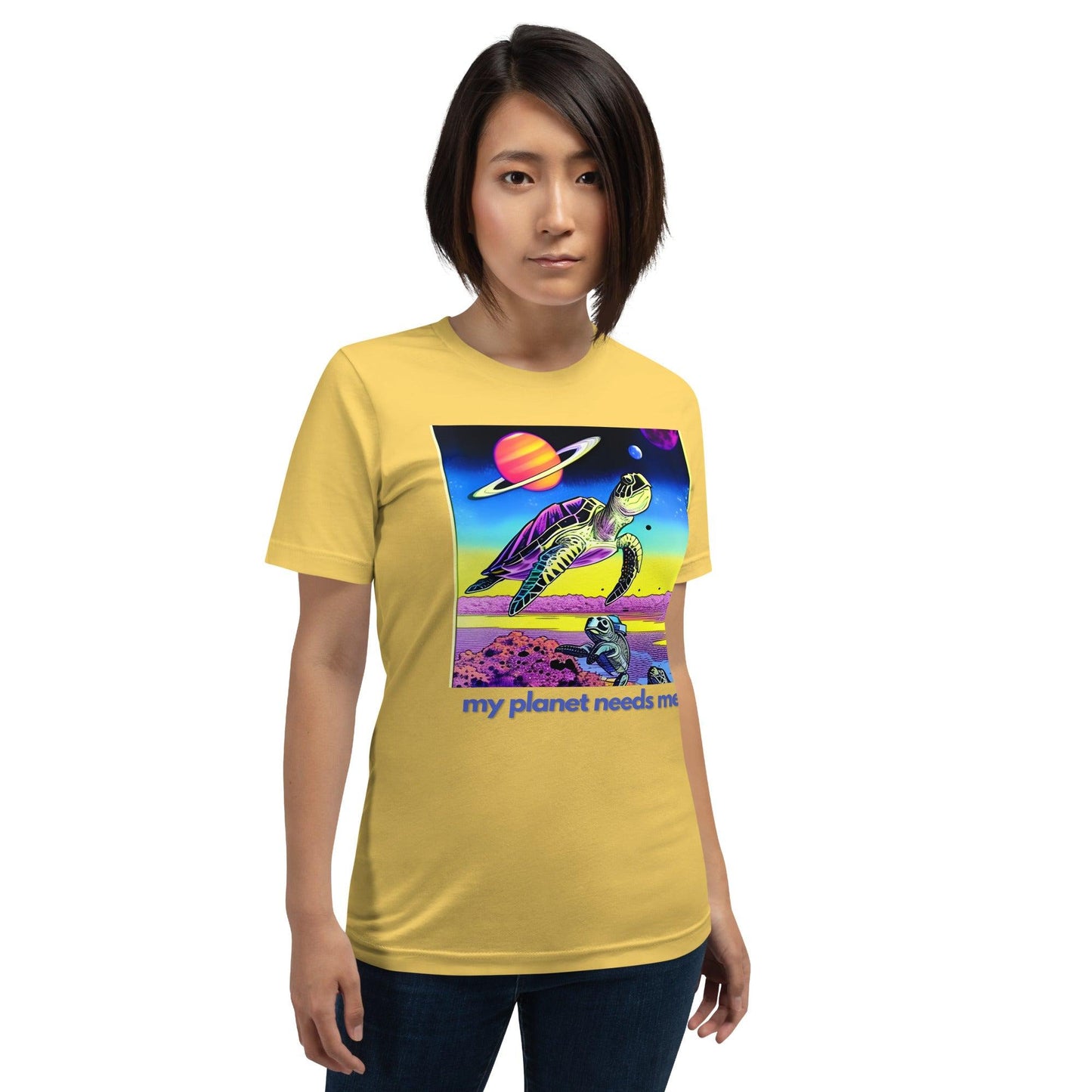 Premium Crew T-Shirt - My Planet Needs Me