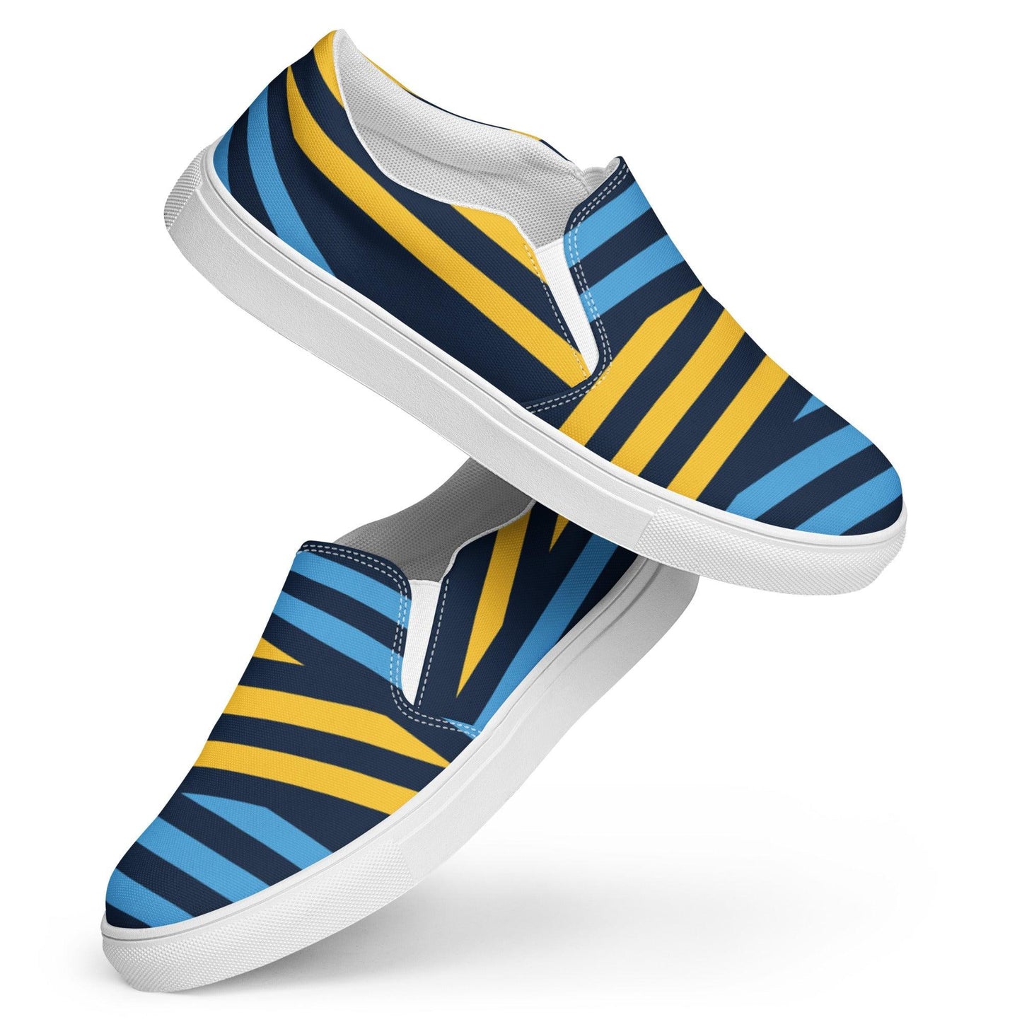 Striped men's slip-on shoes | Shoes | Bee Prints