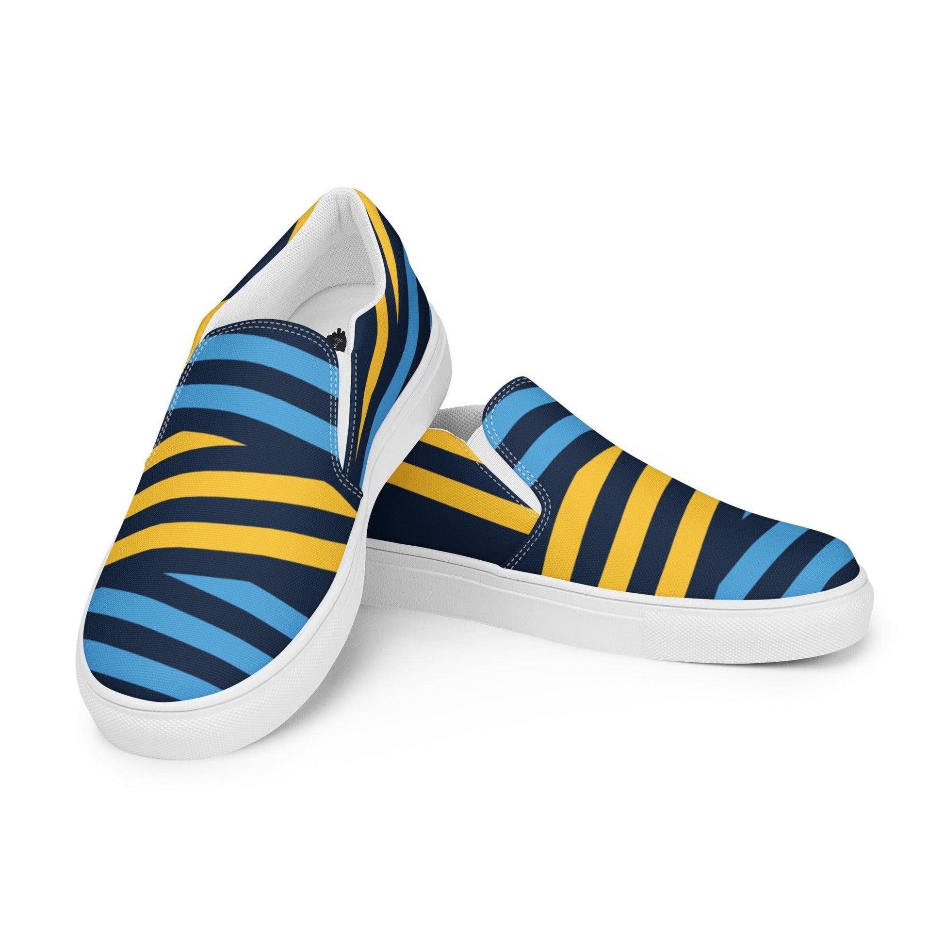 Striped men's slip-on shoes | Shoes | Bee Prints