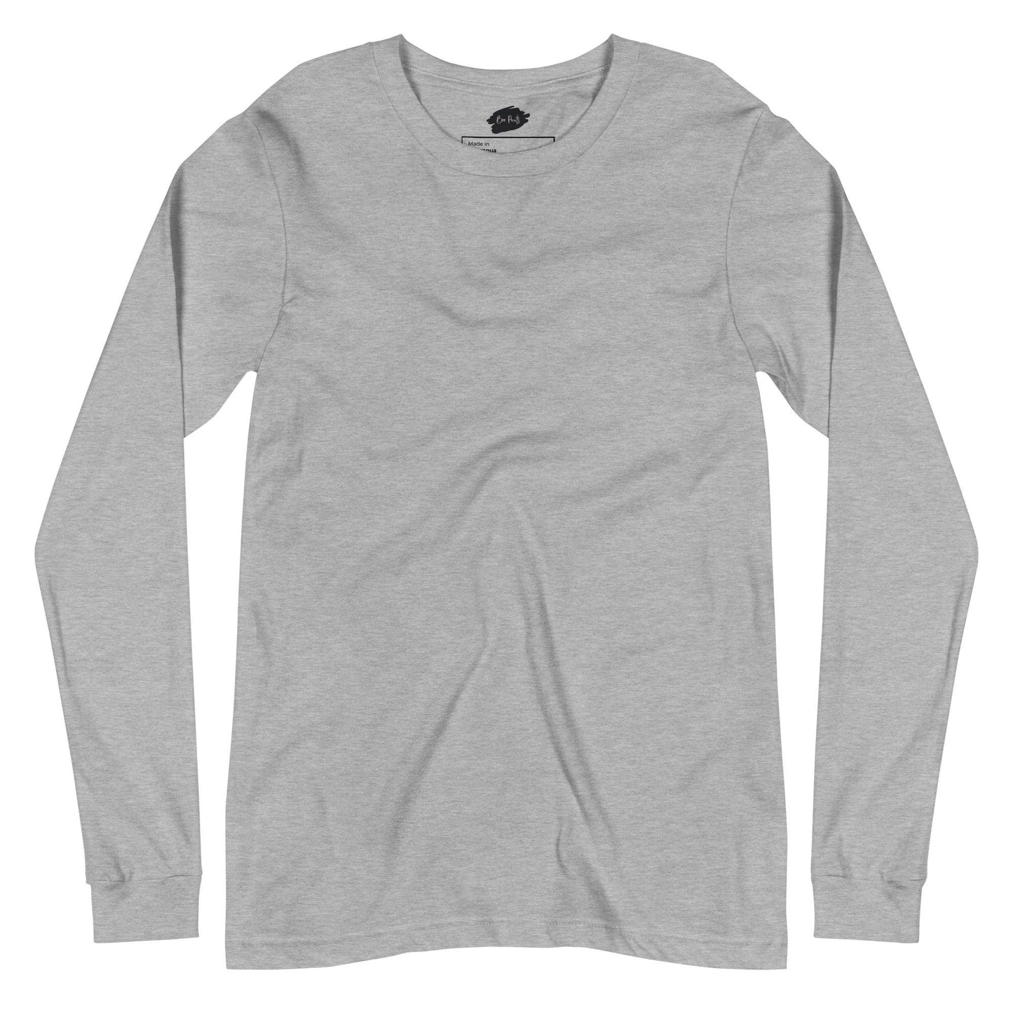 Pristine Premium Heather Crew Long Sleeve Tee