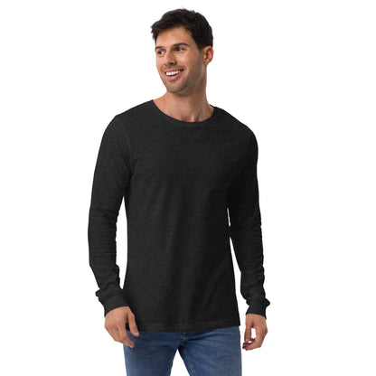 Pristine Premium Heather Crew Long Sleeve Tee