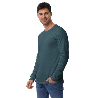 Pristine Premium Heather Crew Long Sleeve Tee