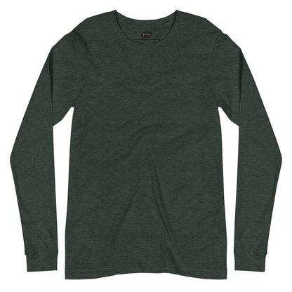 Pristine Premium Heather Crew Long Sleeve Tee