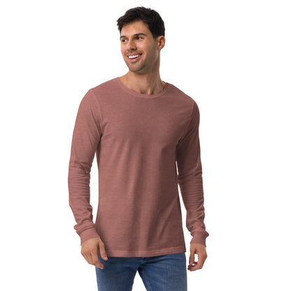 Pristine Premium Heather Crew Long Sleeve Tee