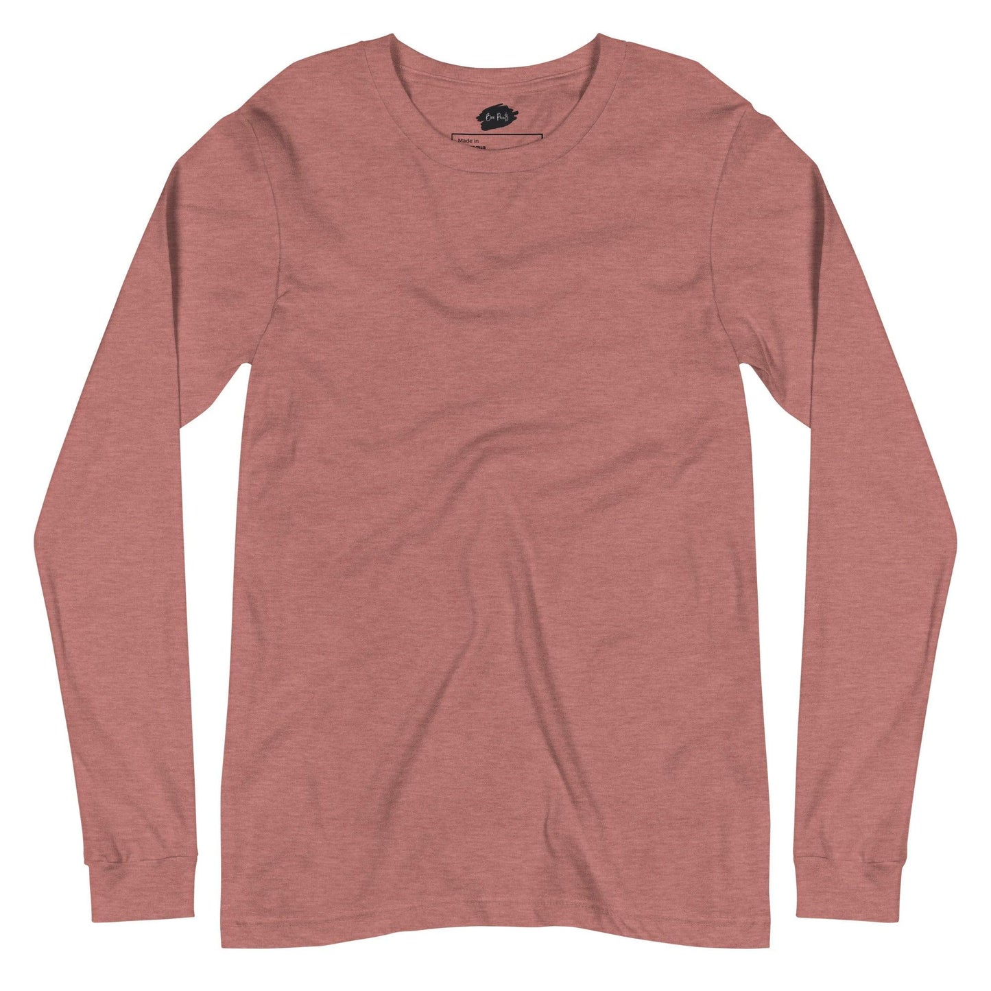 Pristine Premium Heather Crew Long Sleeve Tee