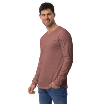 Pristine Premium Heather Crew Long Sleeve Tee