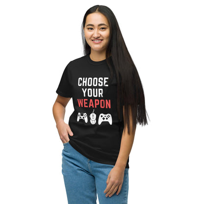 Eco-Friendly Crew Neck T-Shirt - Choose Your Weapon