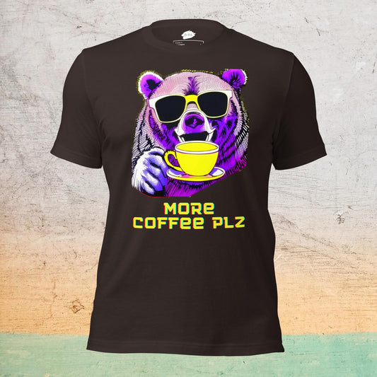 Premium Crew T-Shirt - More Coffee Plz