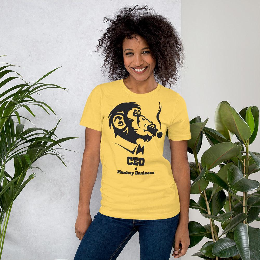 Premium Crew T-Shirt - CEO of Monkey Business