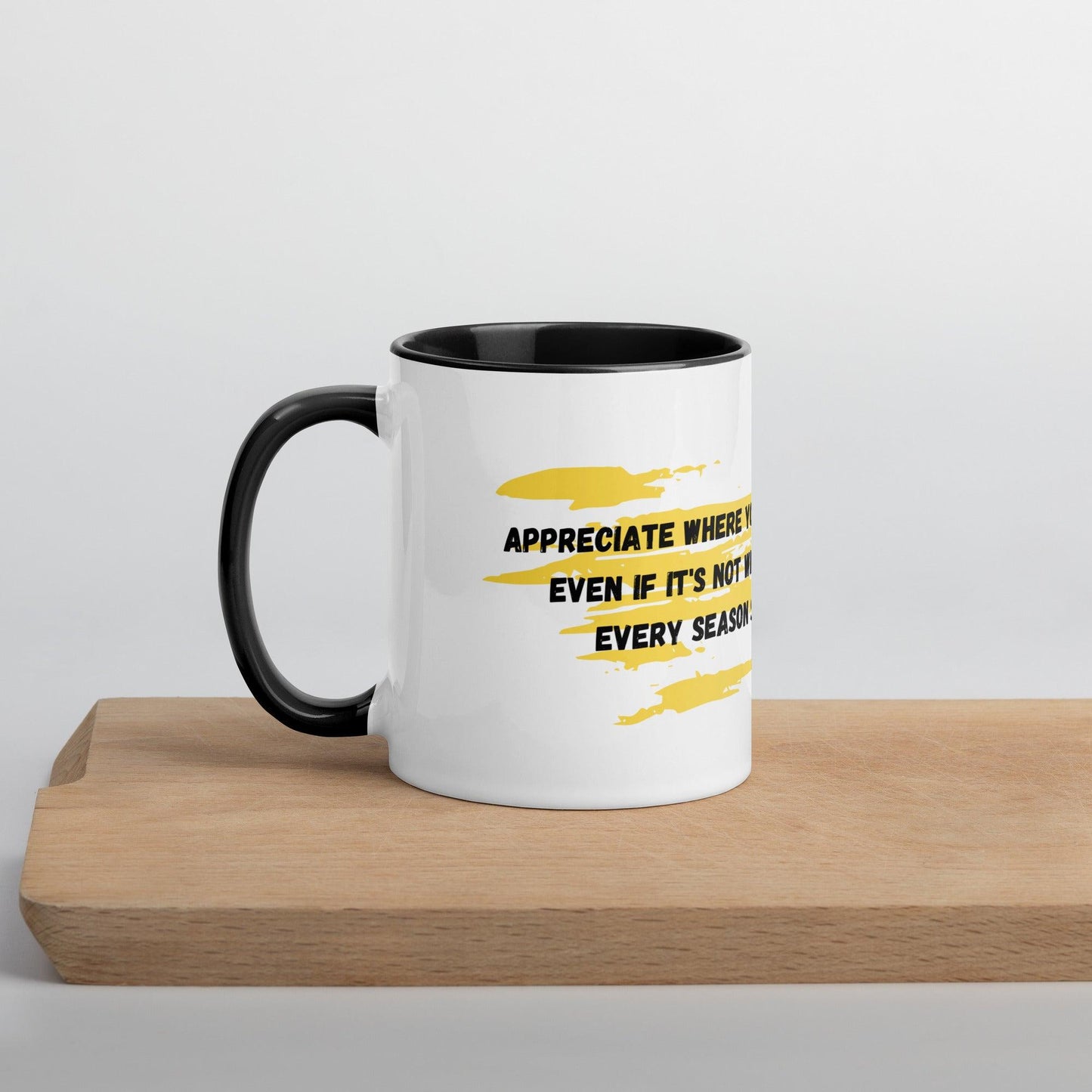 Appreciate where you are coffee mug |  | Bee Prints