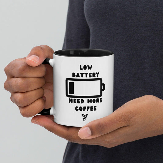 Low battery coffee mug