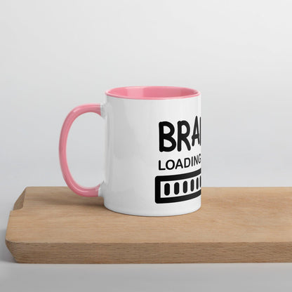 Brain loading coffee mug