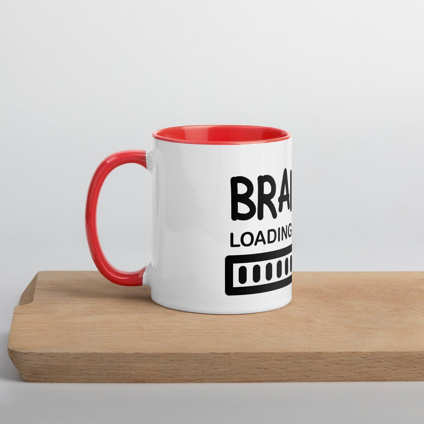 Brain loading coffee mug